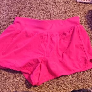 Reebok Women's Vibrant Pink Athletic Shorts